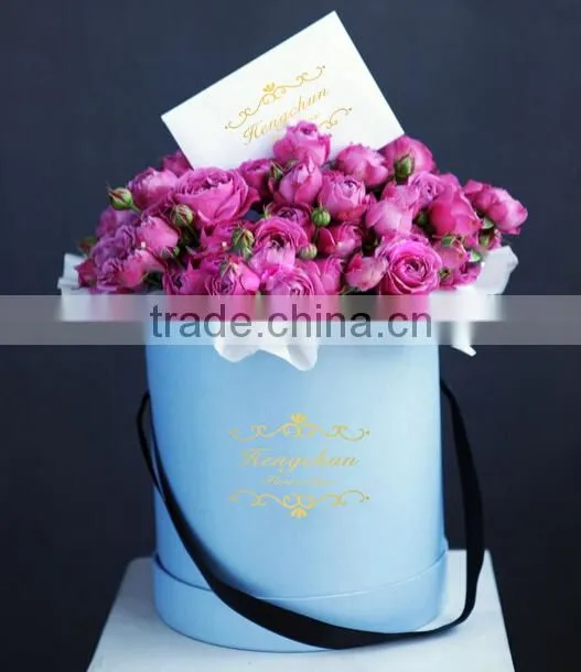 Round colourful flower box (ZJ-60056-3)