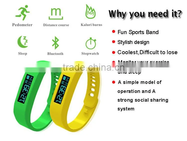 Wireless Activity and Sleep Tracker Wristband,Smart Bracelet Health Fitness Tracker