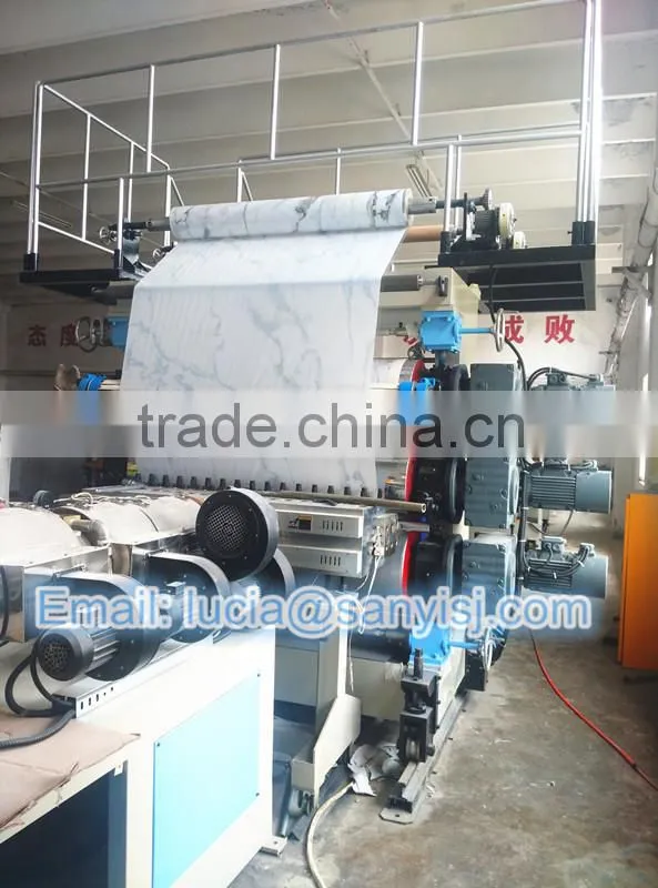 PVC Imitated Marble Wall Panel/HouseDecoration Machine/Production Line