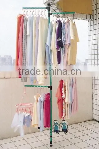 Floor to Ceiling Retractable Hanging Racks