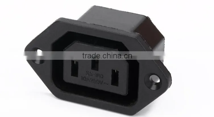 RS-02 3pin waterproof AC female Socket apply for electronic