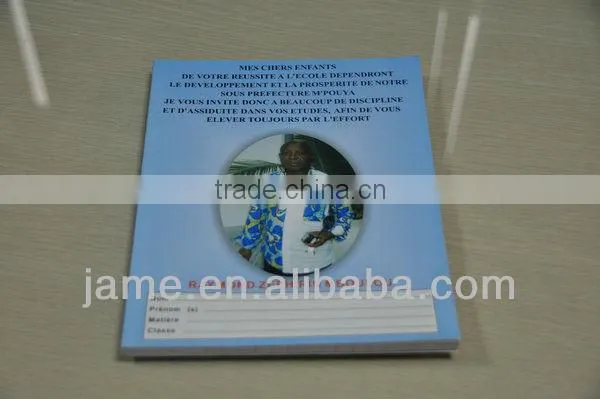 2014 custom design for students notepads printing
