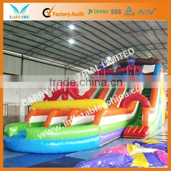 Gaint commercial inflatable slide for water park