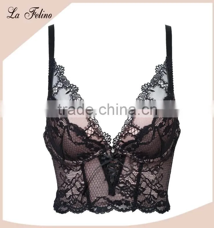 Tempt E80 cup Stretchy Crop top Sexy Lingerie Corset