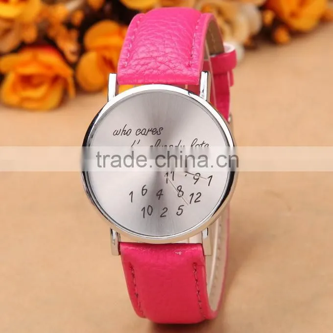 Who cares white women watch bracelet