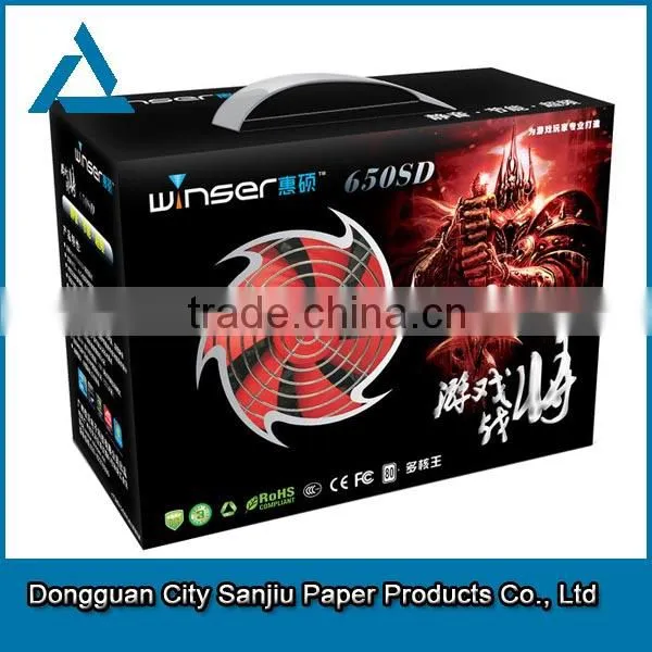 2014 NEW design wine bottle carton box cardboard wine box