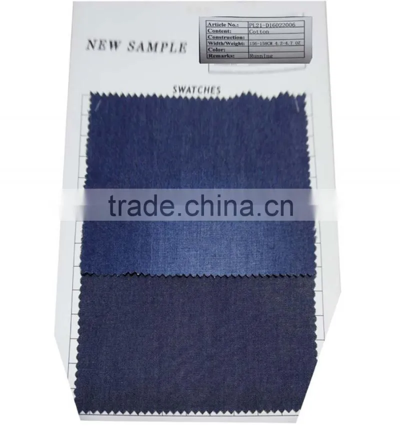 stock cotton jean denim fabric PA1-D16022017