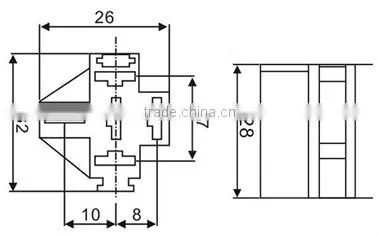 Ronway factory offer cheap price automative 5 pin 4 pin high quality relay socket