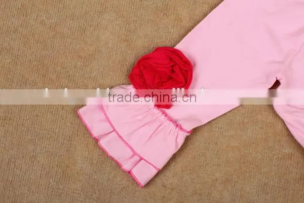 latest organic cotton baby clothing frock design for girls 2016
