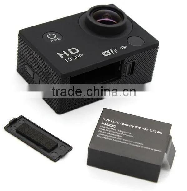 12 Mega Pixel Action Camera 1080p wifi full hd 170 wide degree 2.0 inch Sports DV