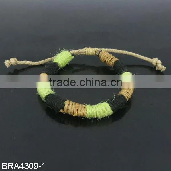 Adjustable Braided Jade Cord Devil's Red Eye Bracelet