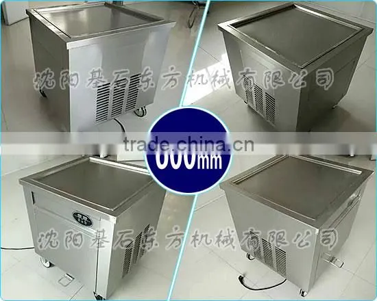 1DA1 Special Big Square Pot 600*600mm Thai Fried ice cream Roll Machine for sale