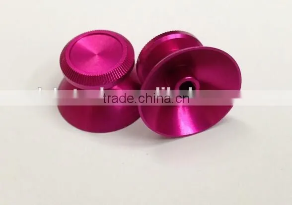 Aluminium Alloy Controller Replacement Parts For Playstation 4 Metal Gold Grip Thumb Grips Gold Chrome Grip for Sony PS4