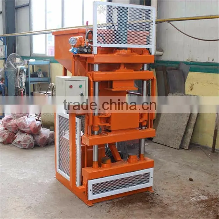 HR1-10 the cheapest automatic Interlocking clay brick machine compressed earth soil cement block brick making machine