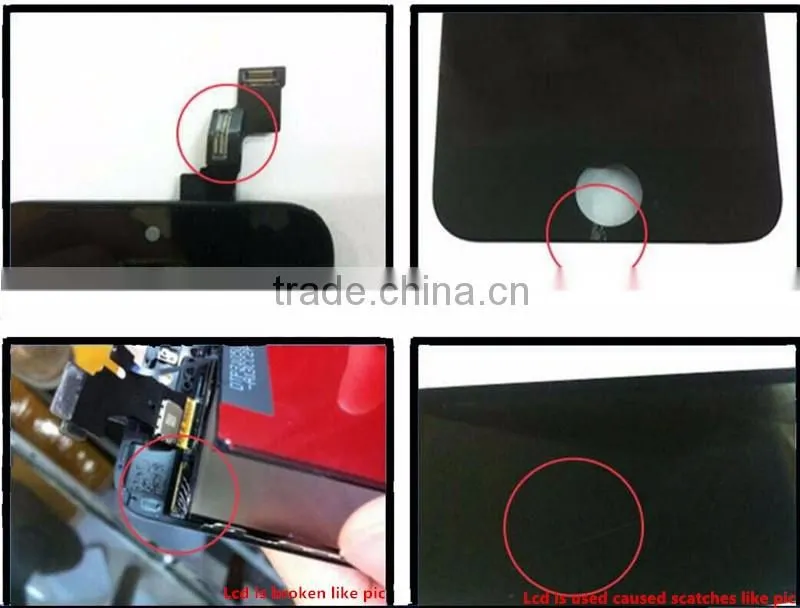tianma,jingdongfang,longteng,shenchao chinese lcd for iphone 5 5g black digitizer touch screen assembly