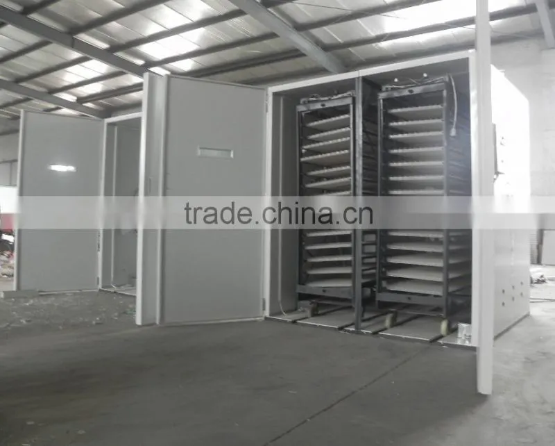 High hatching rate 440 chicken eggs fully automatic incubator with CE supported