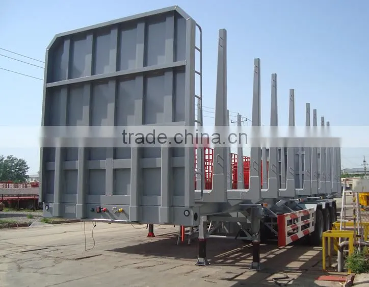 CIMC Manufactured by Factory Woods Transporter Truck Trailer for Sale