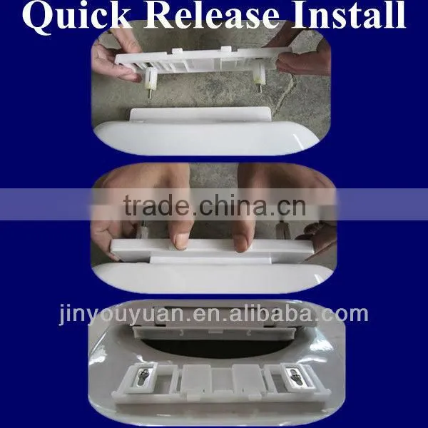 PP material soft close v shape toilet seat 1041