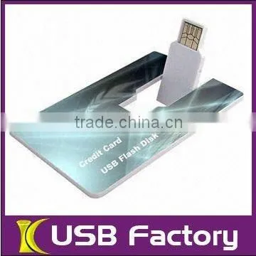 Credit card usb flash drive 2gb factory direct selling wholesale factory
