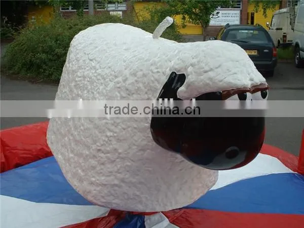 Exciting inflatable mechanical rodeo sheep inflatable rodeo bull game for sale