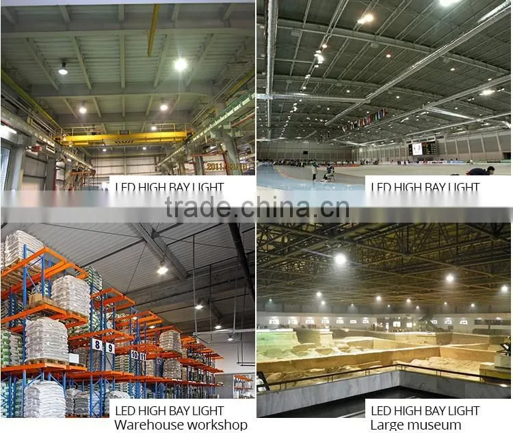 indoor factory led warehouse light 50w 100w 150w aluminum led high bay light