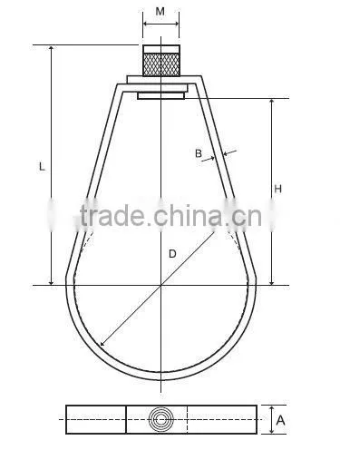 mechanical clamp devices scaffold clamp/pear pipe clamp