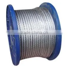 300 Series Grade and AISI,ASTM,DIN,EN,GB,JIS Standard galvanized wire rope