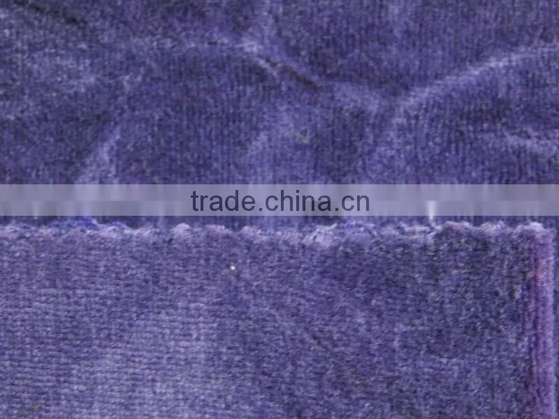 melange velvet fabric