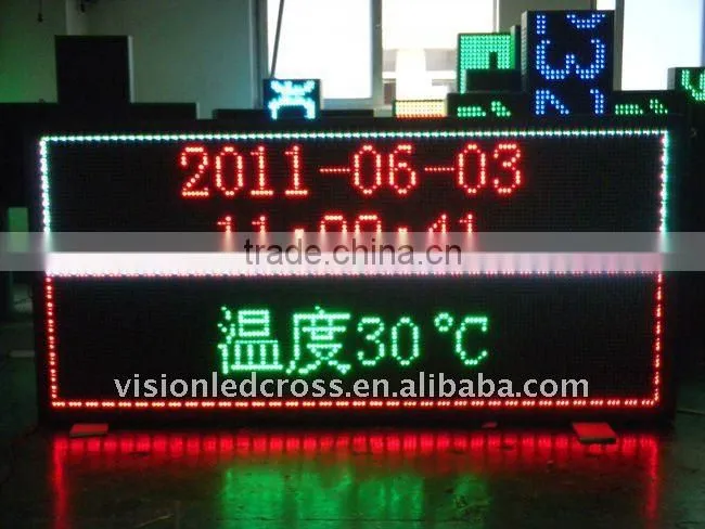 Full color Led Signage P12.5 display animations and videos
