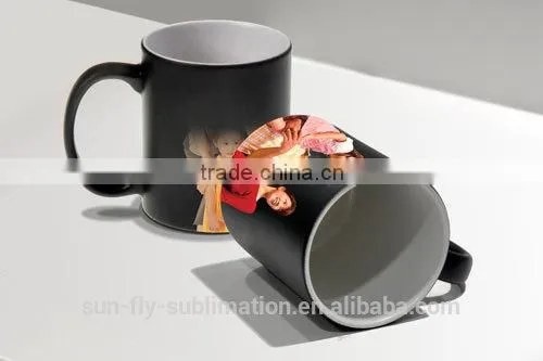 11oz. Color Changing Mug / Mat finished mug/ Colorful mug for promotion/ Color changing mug/ Mug for ADs