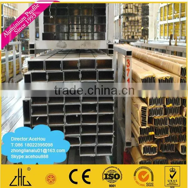 WOW!!!20 years Curtain wall powder coating extruded aluminium profiles /powder coat anodized aluminum
