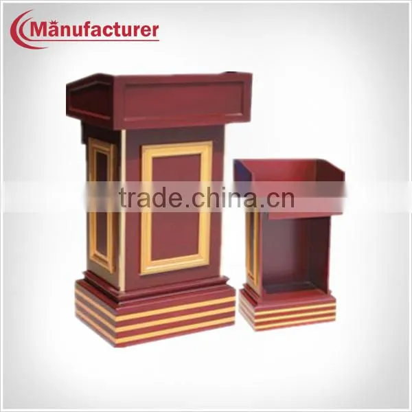 Multifunction Wooden Church Rostrum,Wood Lectern,Podium Rostrum,Pulpit