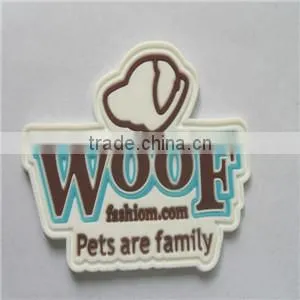 Customized promotion fashion cartoon silicone trademark/brand name