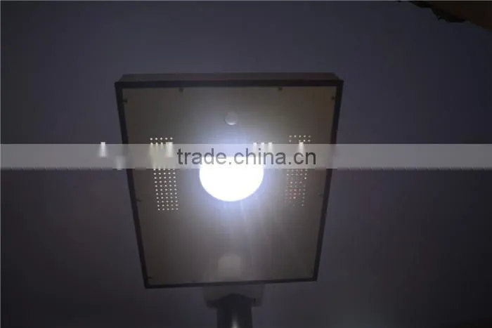 12W solar powered led street lamps