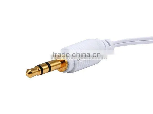 Hot sell retractable 3.5mm audio cable stereo male to male connectio audio cable