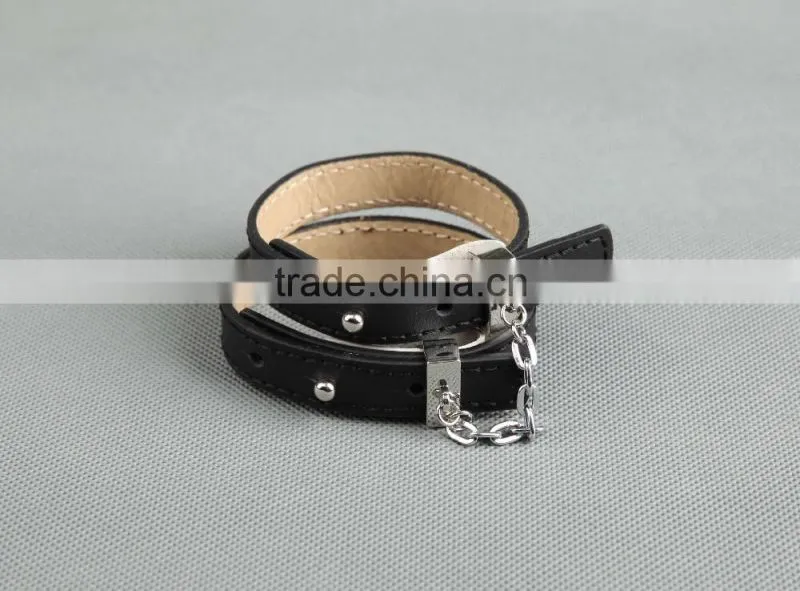 Hot Selling Trendy Style Leather Wrist Wrap Bracelet