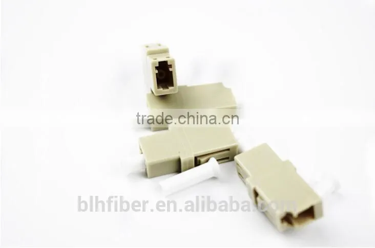 Duplex Singlemode Fiber LC Optic Adapter with Blue Sleeve in Telecommunication Equipment