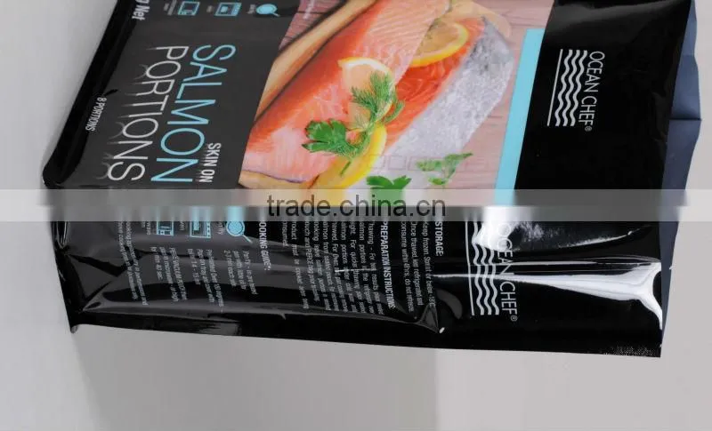 large clear plastic square flat bottom nylon pe bag