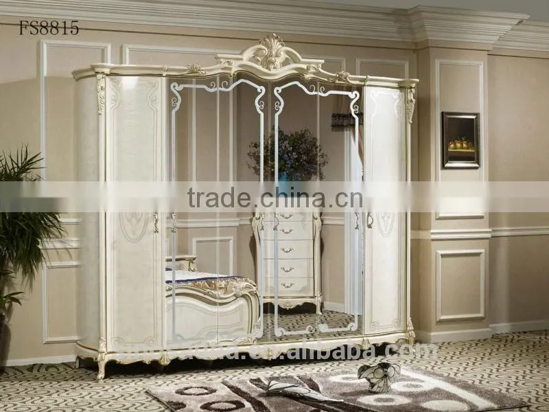 2015 royal luxury Hotel bedroom furniture / Antique French black wooden bedroom set/ Alibaba Italian wooden bedroom furniture