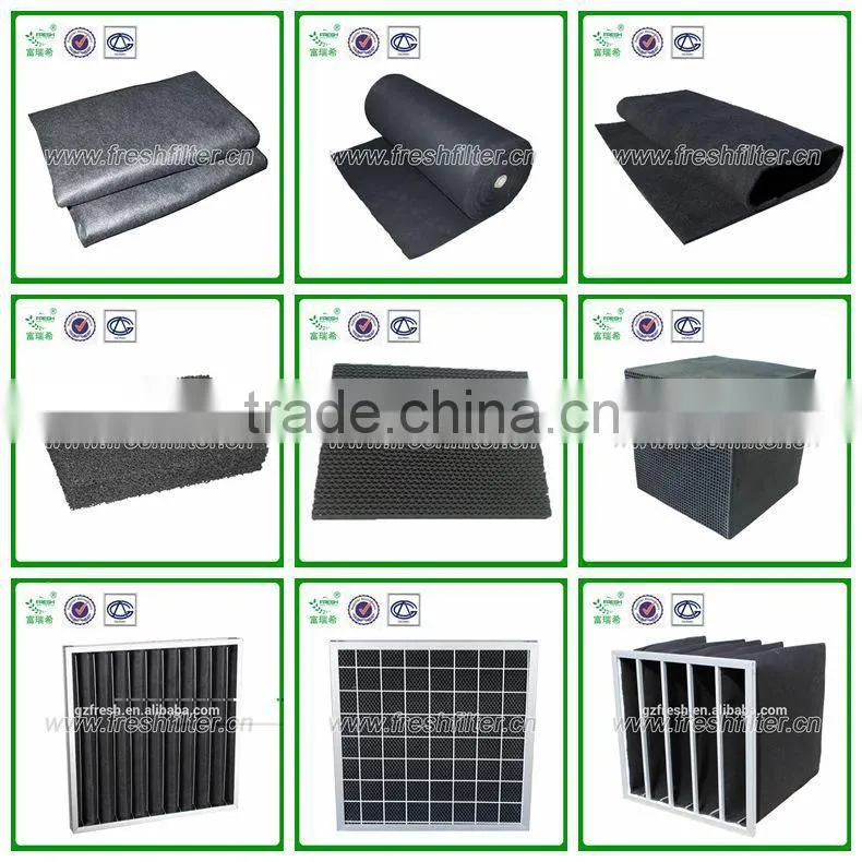 High quality activated carbon non-woven fabrics