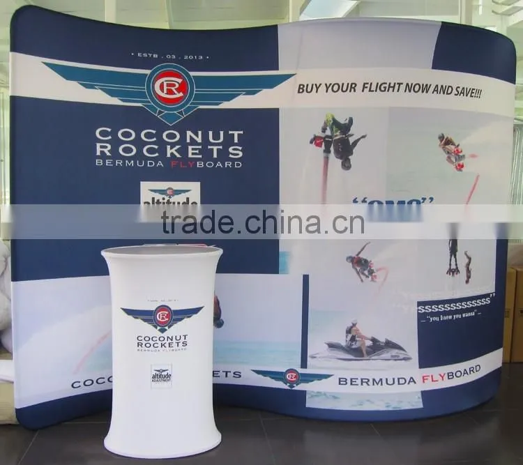 Aluminum And Tension Fabric Display Booth