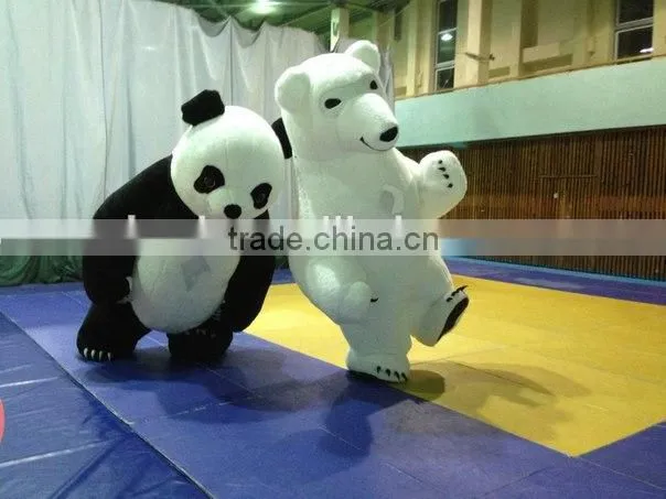 Panda and Bear Inflatable Fat Costume