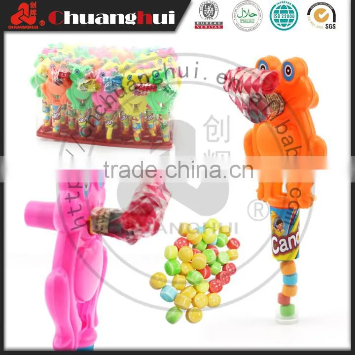 Frog Blow Balloon Toy Candy / Frog with Balloon Whistle