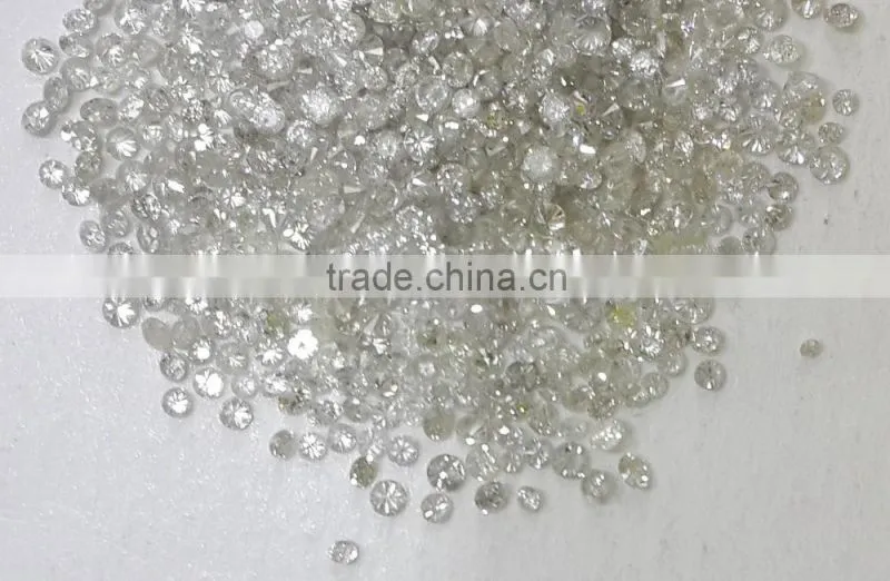 0.7-1mm 1ct Lot I Clarity F Color Natural Loose Brilliant Cut Diamond Non-treated