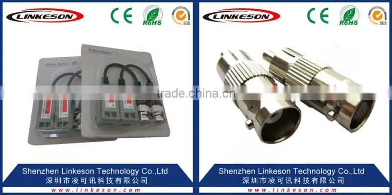 2015 hot sale BNC male video balun connector