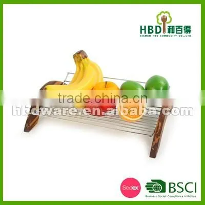 Bamboo foldable basket , bamboo fruit basket