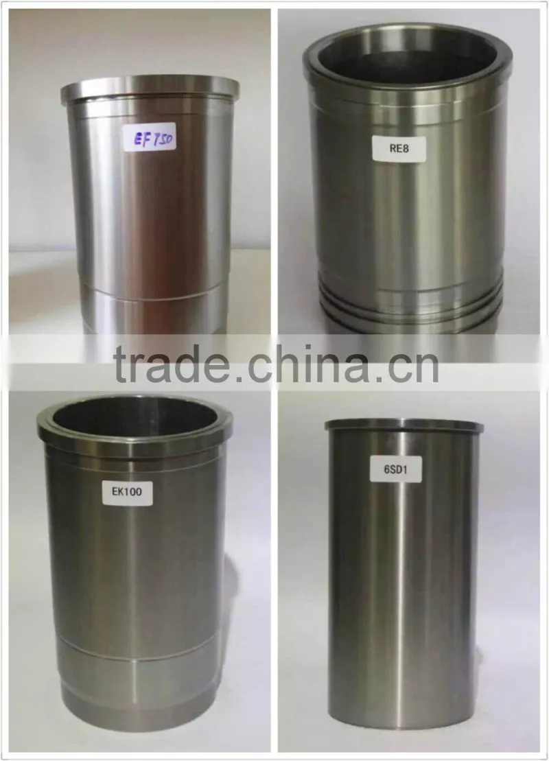 Engine liner/Sleeve ME062604 for Mitsubishi fuso mixer truck or dump truck FV415 8DC9