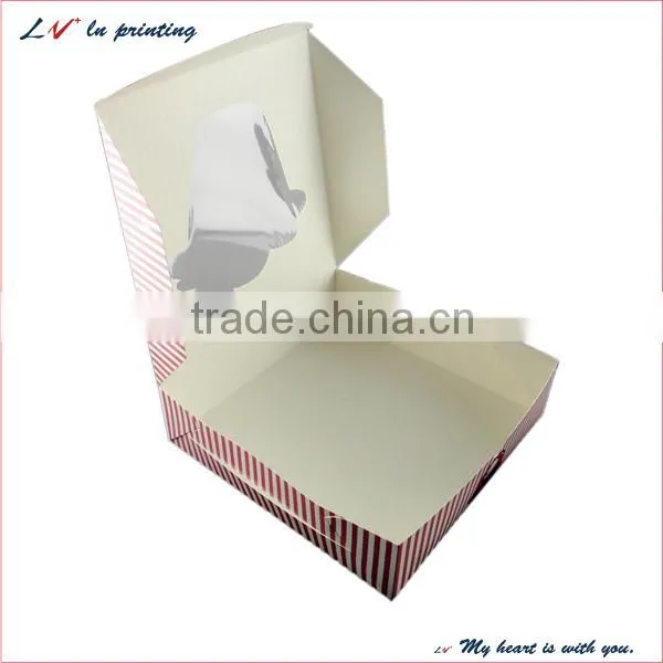 Custom favour take away folding 24 cup cake box/ exclusive unique 24 holes cupcake box / clamshell shape cupcake box with insert