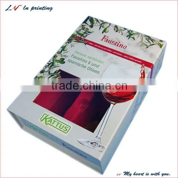 High quality custom vodka paper packing box, vodka wine box, white gift box wine sample