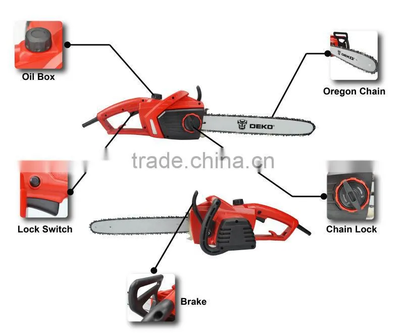 1800W heavy duty electric chain saw